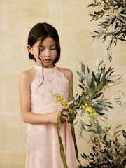 Pink Beaded Prom Dress (6-16yrs) - Image 5 of 5