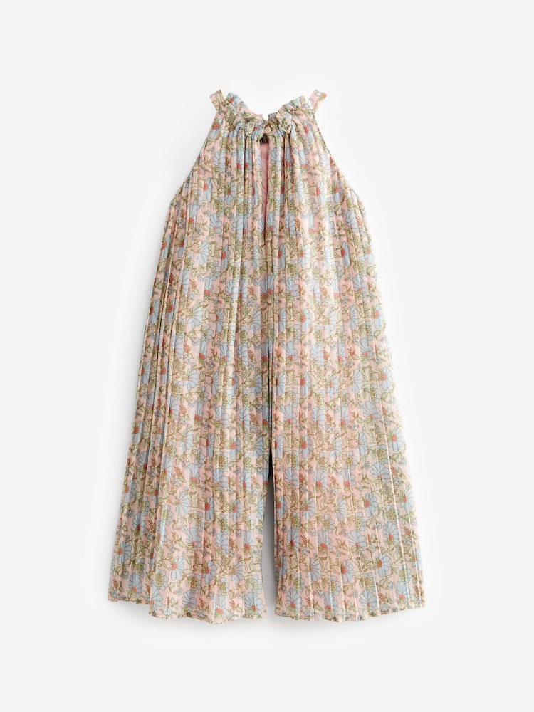 Pink Pleated Jumpsuit (3-16yrs) - Image 7 of 7