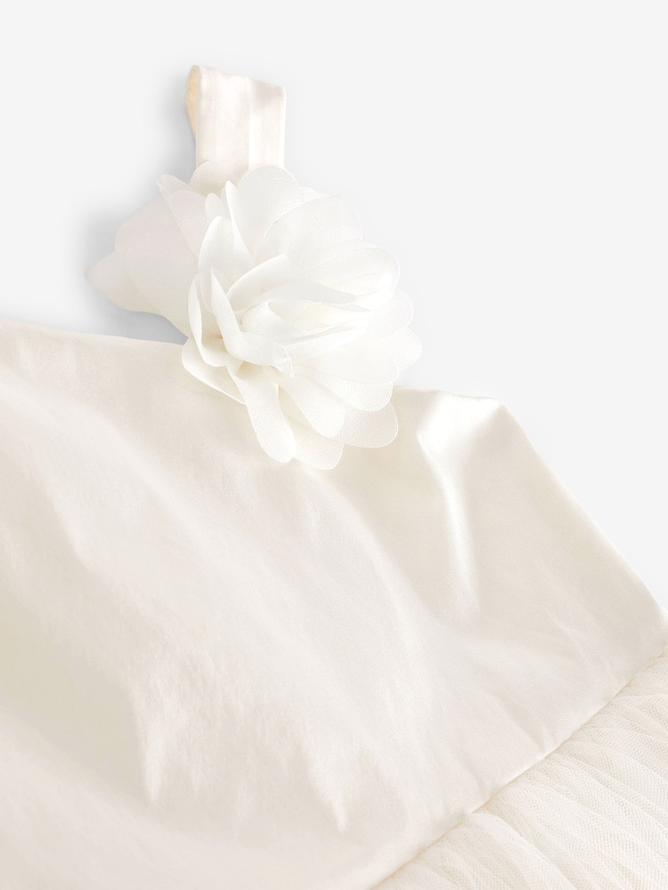 Cream Corsage Flower Girl Dress (3-16yrs) - Image 7 of 7