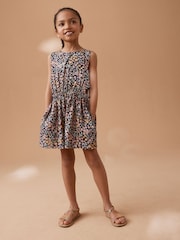 Black Floral Cut-Out Detail Playsuit (3-16yrs) - Image 1 of 8