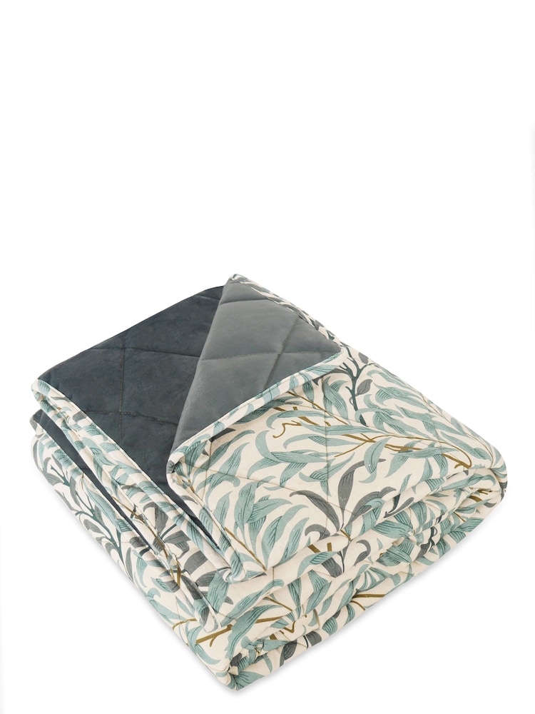 Morris & Co Ivory/Green Willow Boughs Pet Blanket - Image 1 of 4 Morris & Co Ivory/Green Willow Boughs Pet Blanket - Image 1 of 4