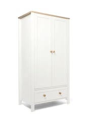 Mamas & Papas 3 Piece White Oak Wedmore Small Cotbed Nursery Furniture Set - Image 10 of 10