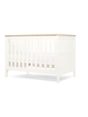 Mamas & Papas 3 Piece White Oak Wedmore Small Cotbed Nursery Furniture Set - Image 4 of 10