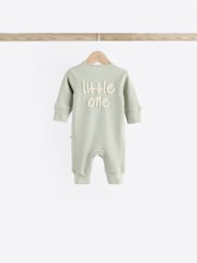 Blue / Grey Slogan Baby Footless Zip 100% Cotton Sleepsuits 3 Pack (0mths-3yrs) - Image 13 of 19