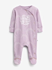 Purple Baby Eid Sleepsuit (0mths-2yrs) - Image 1 of 3
