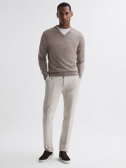 Reiss Woodsmoke Earl Merino Wool Jumper - Image 3 of 5