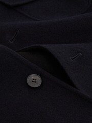 Reiss Navy Mast Wool Button Through Jacket - Image 6 of 6