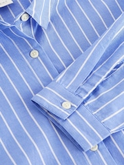 Blue Stripe Oversized Shirt (3-16yrs) - Image 7 of 7