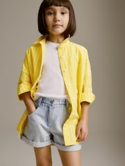 Yellow Stripe Oversized Shirt (3-16yrs) - Image 2 of 8