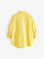 Yellow Stripe Oversized Shirt (3-16yrs) - Image 7 of 8