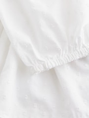 White Cut-Out Detail Blouse (3-16yrs) - Image 7 of 7