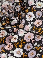 Black Ditsy Ruched Blouse (3-16yrs) - Image 7 of 7