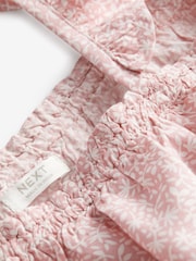 Pink Ditsy One-Shoulder Frill Blouse (3-16yrs) - Image 5 of 5