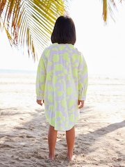 Yellow Textured Shirt Dress (3-16yrs) - Image 2 of 8