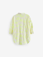 Yellow Textured Shirt Dress (3-16yrs) - Image 7 of 8