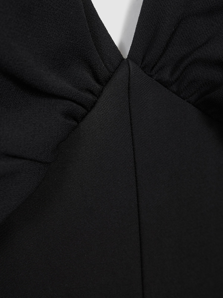 Florere Plunge Neck Wide Leg Jumpsuit - Image 6 of 6