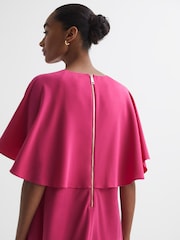 Florere Relaxed Fit Cape Sleeve Mini Dress - Image 5 of 6