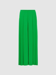 Florere Wide Leg Pleated Trousers - Image 2 of 5