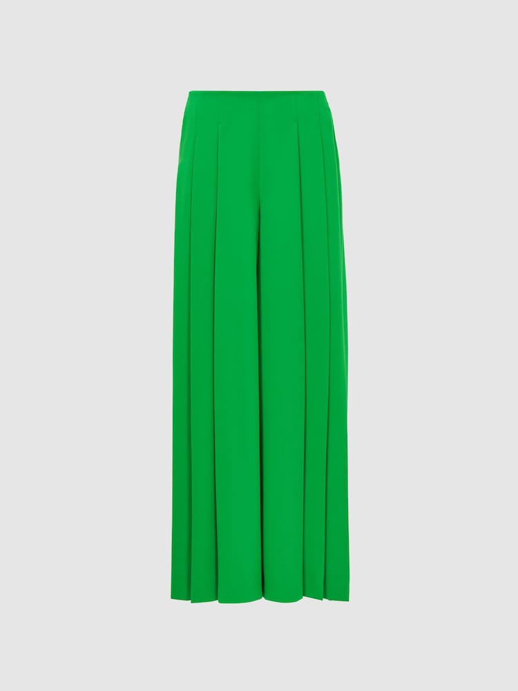 Florere Wide Leg Pleated Trousers - Image 2 of 5
