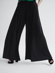 Florere Wide Leg Pleated Trousers - Image 4 of 6