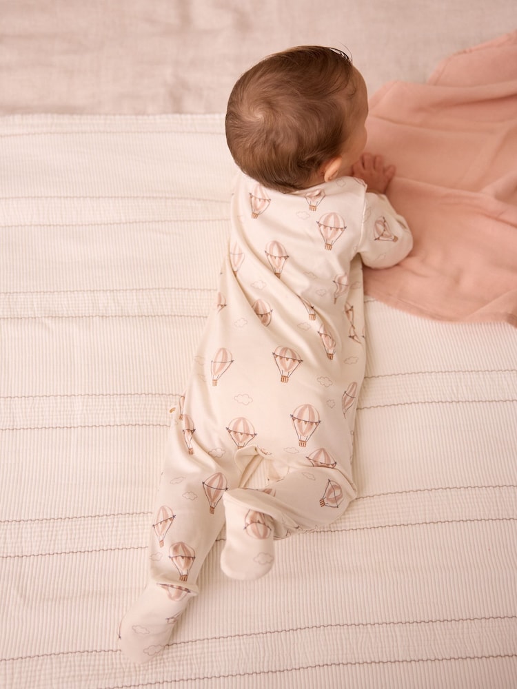 Neutral Baby 100% Cotton Sleepsuits 5 Pack (0mths-2yrs) - Image 15 of 15