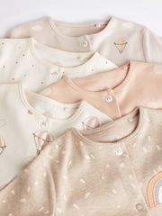 Neutral Baby 100% Cotton Sleepsuits 5 Pack (0mths-2yrs) - Image 4 of 15