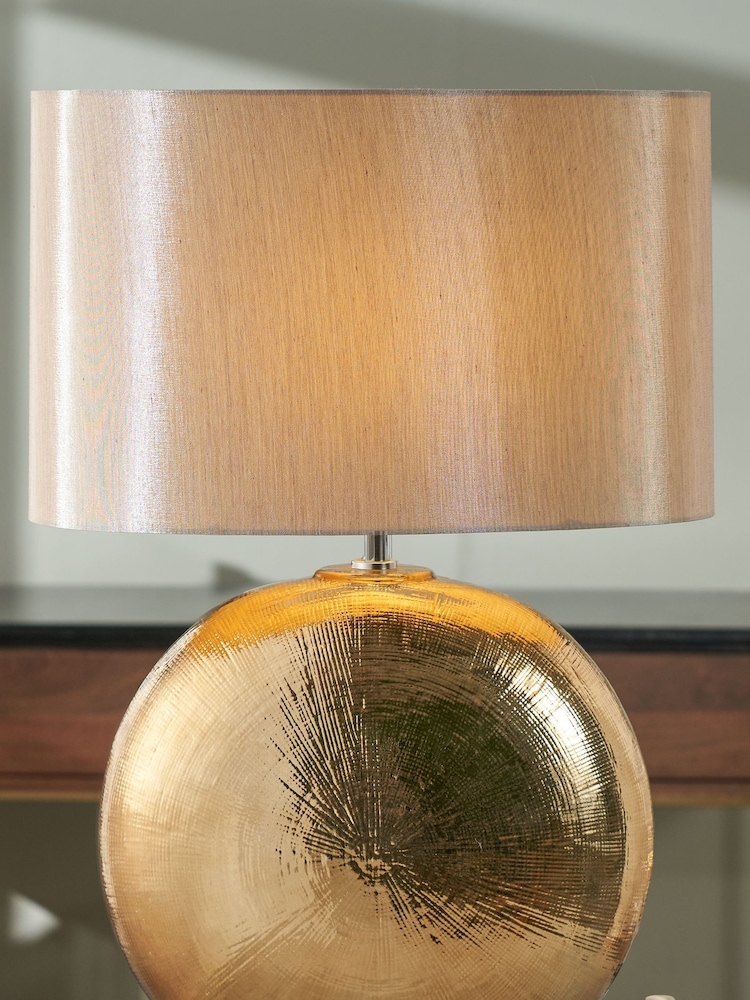 Pacific Bronze Alpha Textured Ceramic Table Lamp - Image 1 of 5