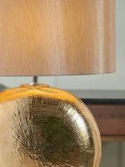 Pacific Bronze Alpha Textured Ceramic Table Lamp - Image 2 of 5