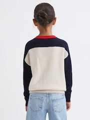 Reiss Blue Tilly 9-14 yrs Casual Knitted Christmas Festive Jumper - Image 5 of 6