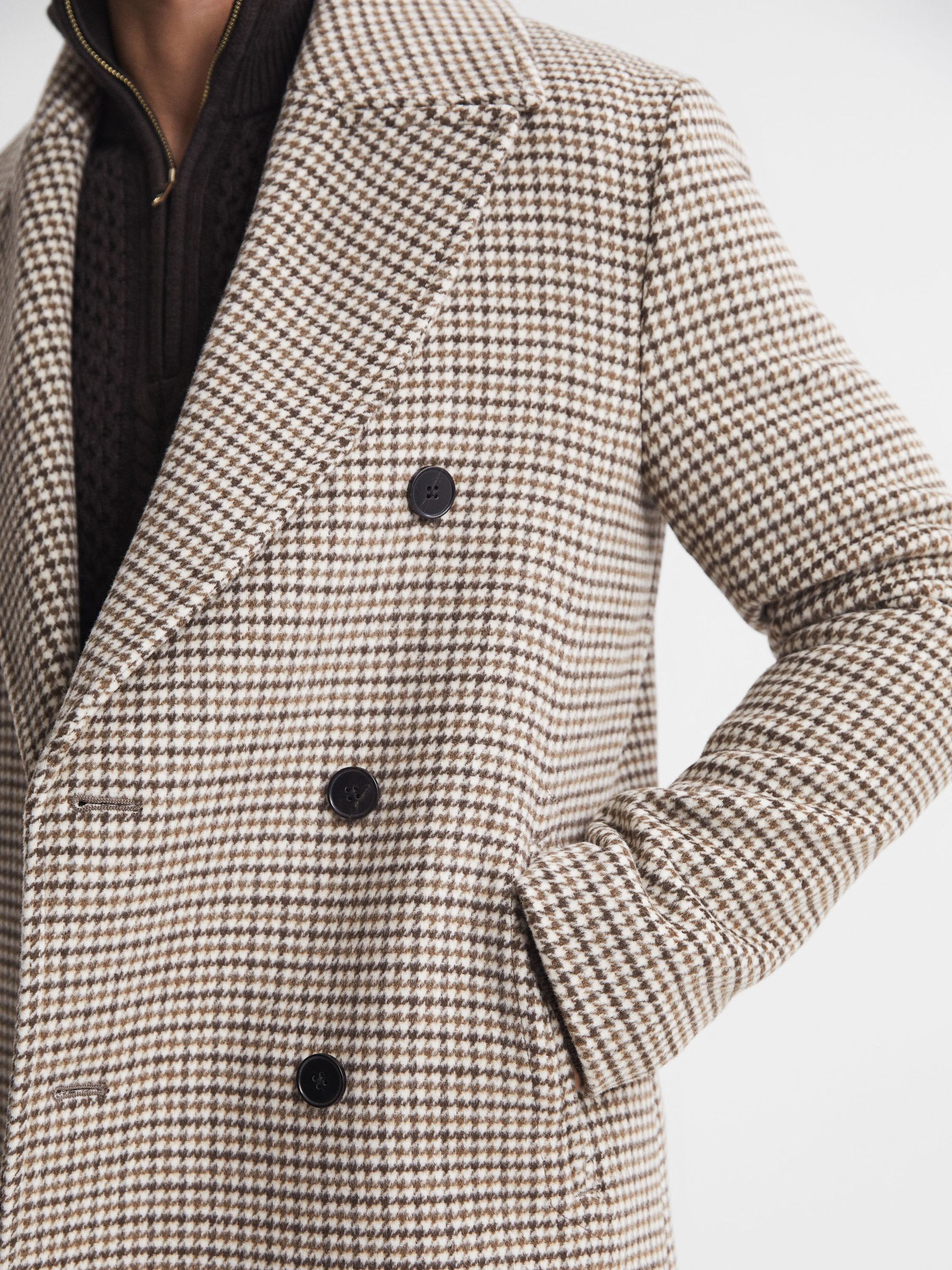 Reiss oatmeal coat outlet