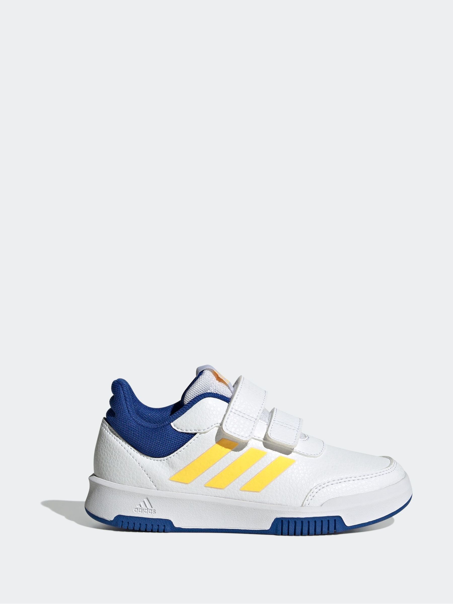 Adidas blue yellow trainers sales