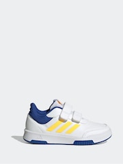 Bleu/Jaune - adidas Baskets Tensaur à boucle et crochet - Image 1 de 9