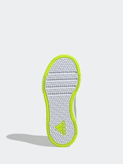 adidas Grey Tensaur Hook and Loop Trainers - Image 6 of 9
