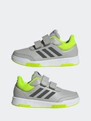 adidas Grey Tensaur Hook and Loop Trainers - Image 7 of 9
