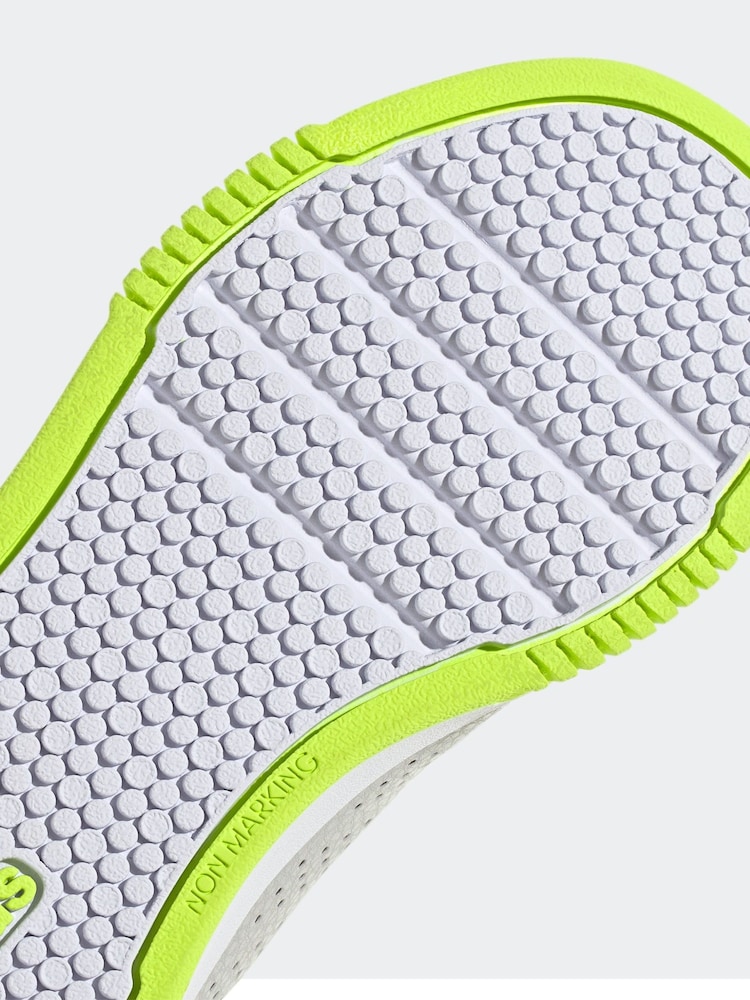 adidas Grey Tensaur Hook and Loop Trainers - Image 9 of 9
