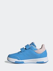 adidas Blue/Pink Kids Sportswear Tensaur Hook And Loop Trainers - Image 4 of 9