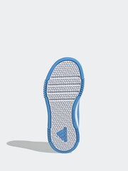 adidas Blue/Pink Kids Sportswear Tensaur Hook And Loop Trainers - Image 7 of 9