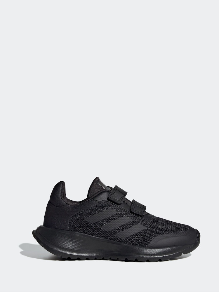 adidas Black Hook and Loop Kids Sportswear Tensaur Run Trainers - Image 1 of 9