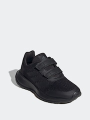 adidas Black Hook and Loop Kids Sportswear Tensaur Run Trainers - Image 3 of 9