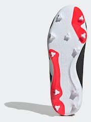 adidas Black Football Predator 24 League Laceless Firm Ground Kids Boots - Image 4 of 9