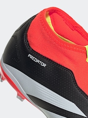 adidas Black Football Predator 24 League Laceless Firm Ground Kids Boots - Image 9 of 9
