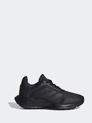 adidas Black Lace Up Kids Sportswear Tensaur Run Trainers - Image 1 of 1