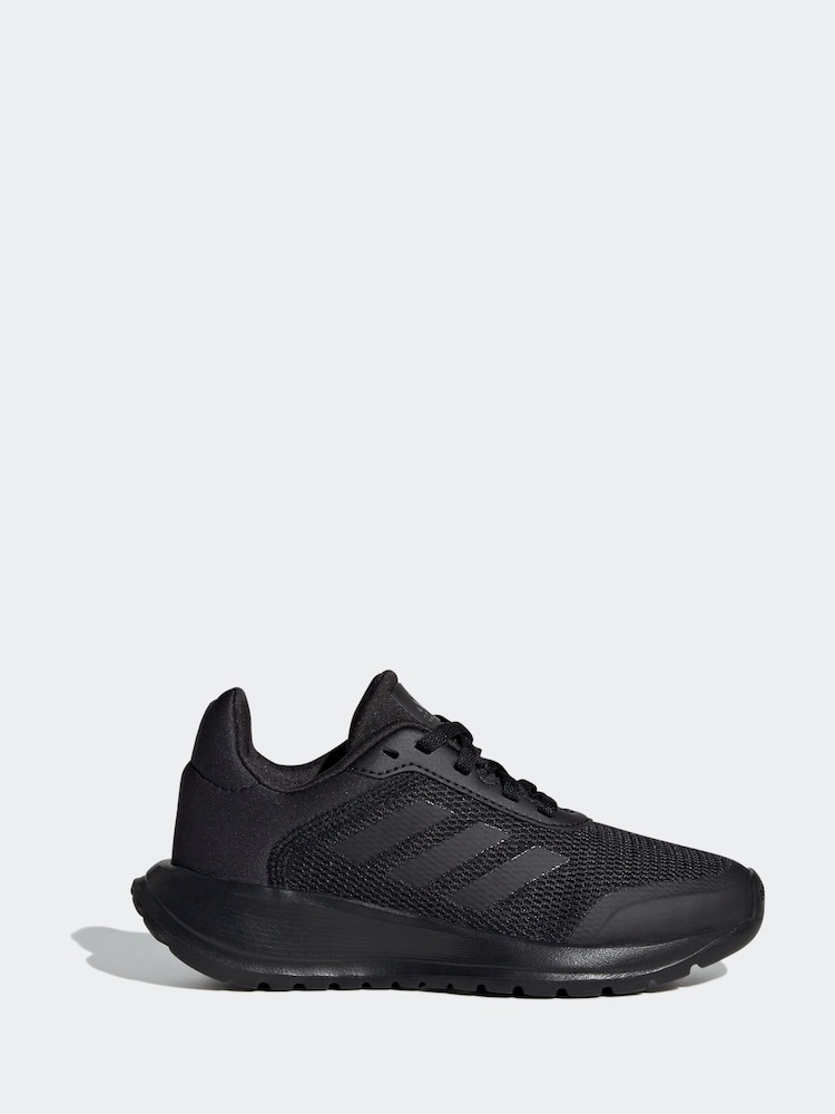 adidas Black Lace Up Kids Sportswear Tensaur Run Trainers - Image 1 of 1 adidas Black Lace Up Kids Sportswear Tensaur Run Trainers - Image 1 of 1
