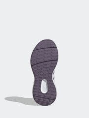 adidas Purple Kids Sportswear Fortarun 2.0 Cloudfoam Elastic Lace Top Strap Trainers - Image 7 of 9