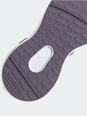 adidas Purple Kids Sportswear Fortarun 2.0 Cloudfoam Elastic Lace Top Strap Trainers - Image 9 of 9