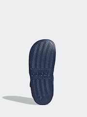 adidas Blue Adilette Kids Sandals - Image 6 of 8