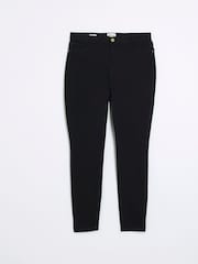 River Island Black Curve High Rise Skinny Jeans - Image 4 of 4