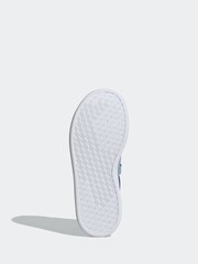adidas Blue Sportswear Advantage Court Lifestyle Hook And Loop Trainers - Image 6 of 8