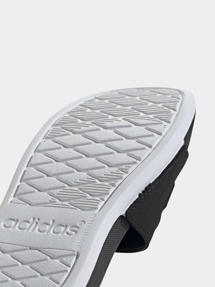 adidas Black Adilette Comfort Star Wars Sandals - Image 9 of 9