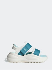 adidas White Kids Mehana Sandals - Image 1 of 8